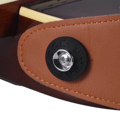 Fixation sangle guitare noir