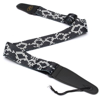 Sangle De Guitare Personnalité Impression Thermique Polyester électrique Acoustique Folk Guitare Basse Sangle