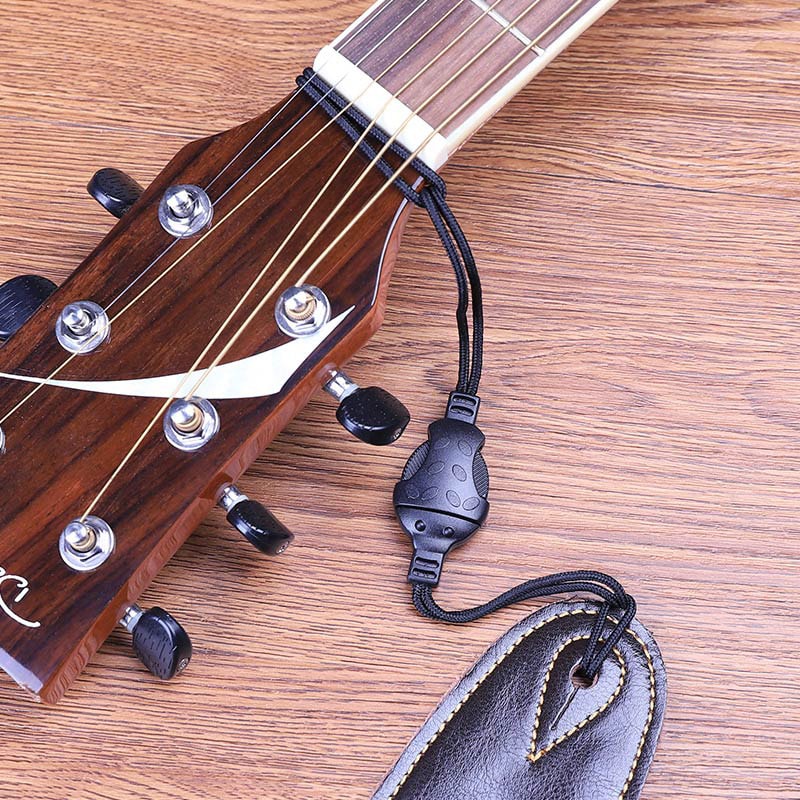 Boutons de verrouillage à sangle noire pour guitare attache vis boulon  électriqu