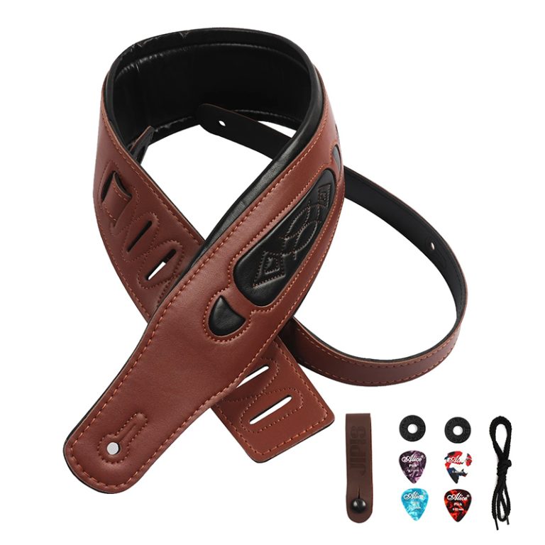 Magnifique Sangle Guitare Universelle En Nylon Réglable