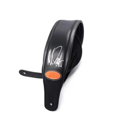 Vue complète de la Sangle basse en cuir noir