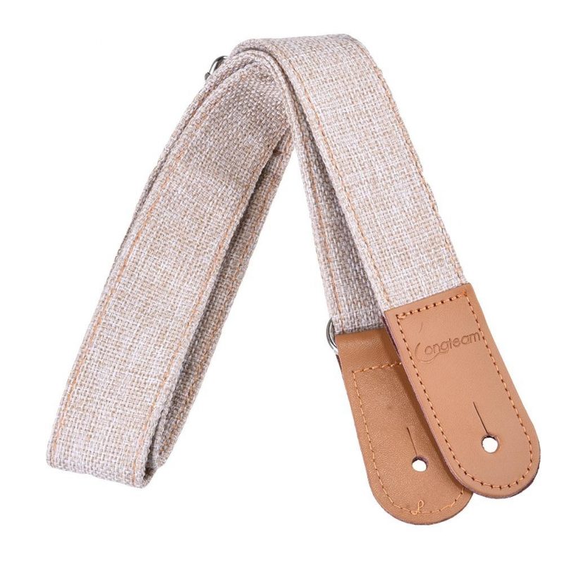 Sangle ukulélé coton beige