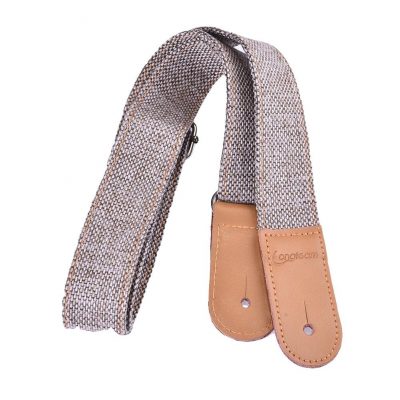 Sangle ukulélé coton brun cendré