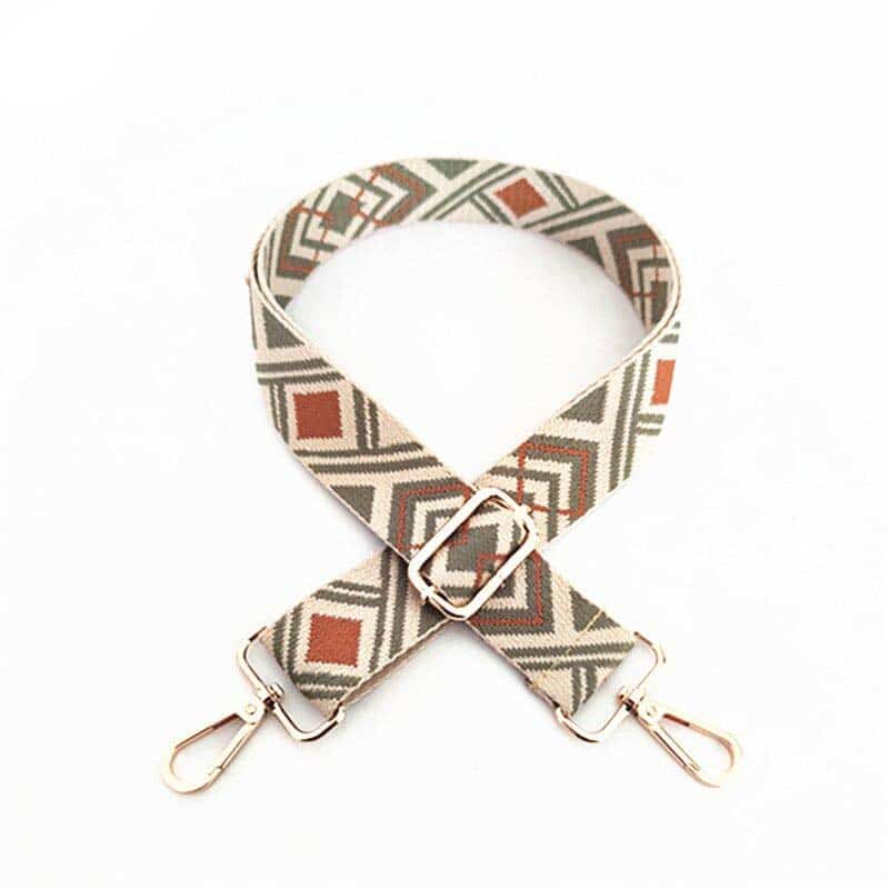 Sangle de Banjo Bandoulière motif d'inspiration indienne - modèle 3