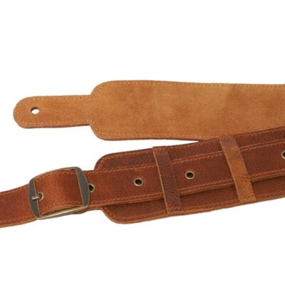Sangle de guitare en cuir de vache pleine fleur