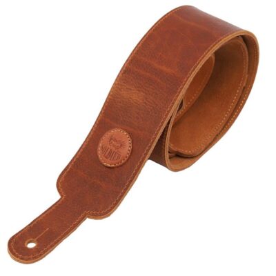 Sangle de guitare cuir de vache pleine fleur cuir véritable
