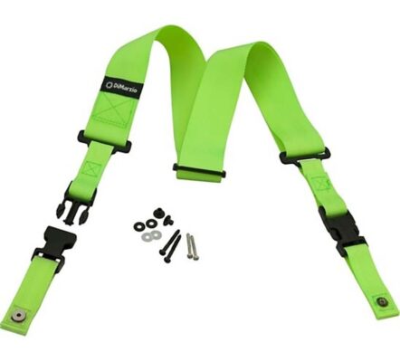 Sangle de guitare en Nylon - couleur vert fluo