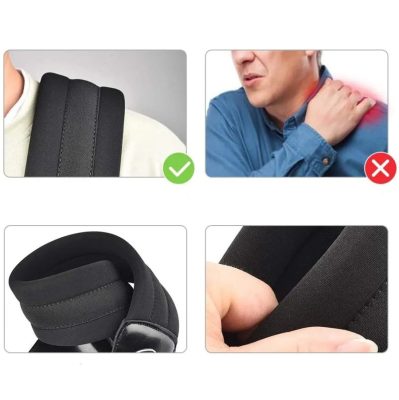 Comfort de la Sangle de guitare en mousse à mémoire de forme - livrée avec 6 médiators et accessoires fixation
