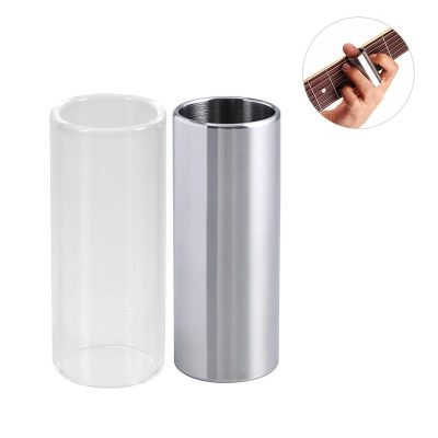 Détails du Bottleneck Guitare en laiton et Verre - spécial blues - Lot de 4 pièces