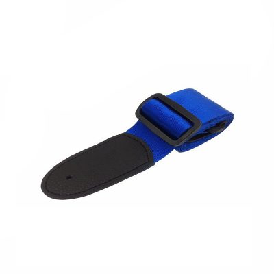 Petite sangle pour guitare acoustique nylon couleur bleu
