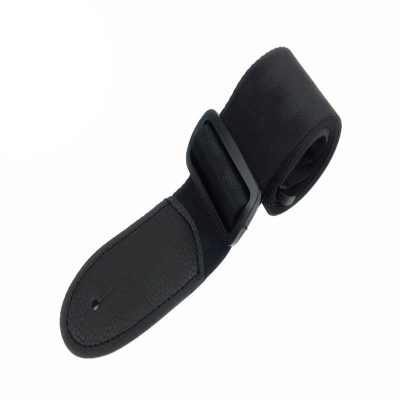 Petite sangle pour guitare acoustique nylon couleur noir