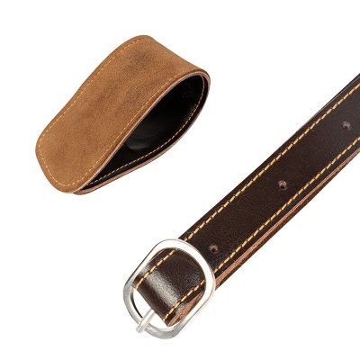 Sangle pour guitare acoustique classique en cuir de vache véritable, souple et Durable détails