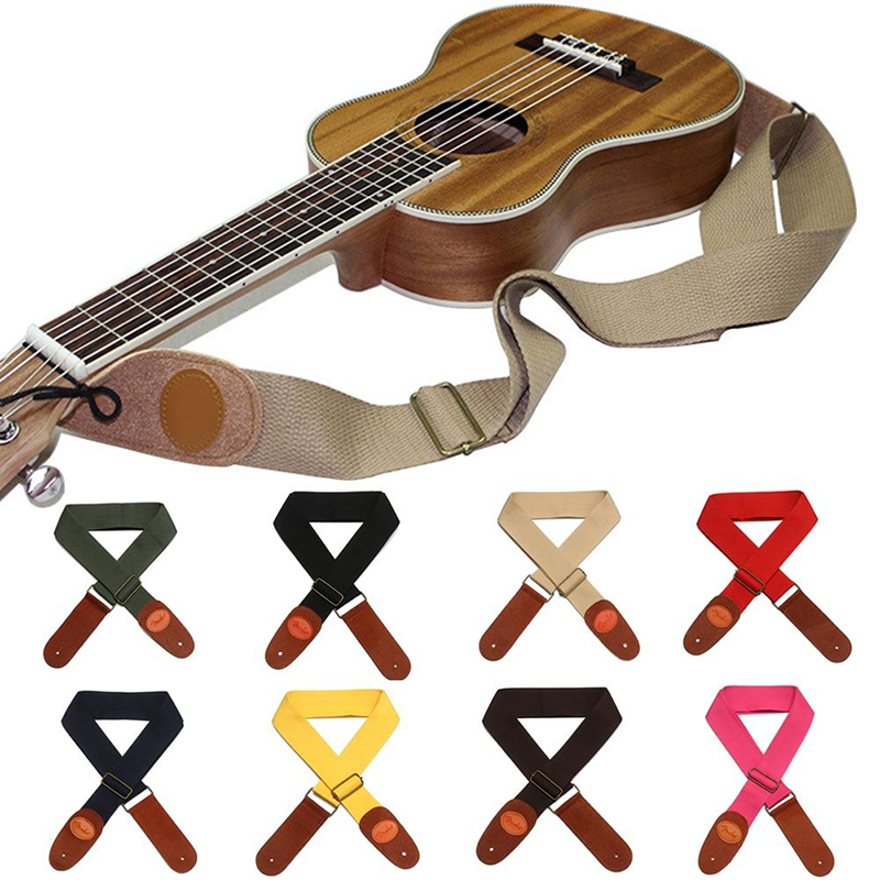 Petite sangle pour guitare acoustique nylon - 5 couleurs au choix !