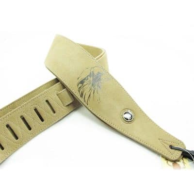 Sangle de guitare en daim quatre coloris au choix - modèle 2