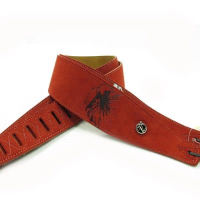 Sangle de guitare en daim quatre coloris au choix - modèle 3