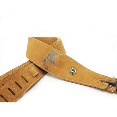 Sangle de guitare en daim quatre coloris au choix - modèle 4