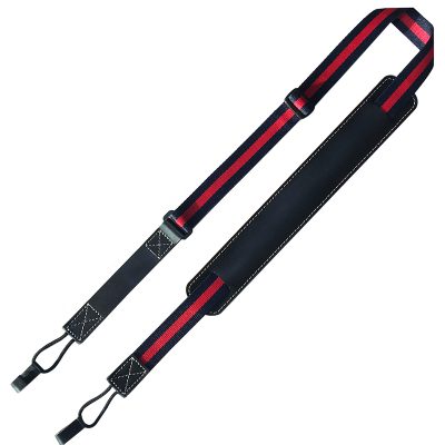 Sangle de Ukulele chic avec épaulière fine - couleur rouge