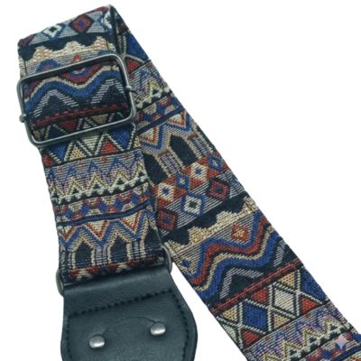 Une Magnifique Sangle de Guitare Tribale Luxe éthnique