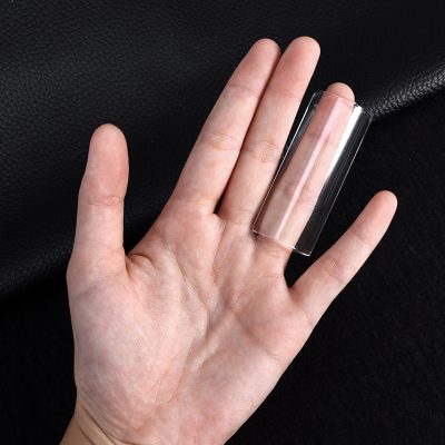 Bottleneck Guitare modèle en verre transparent - lot de 2 pièces !