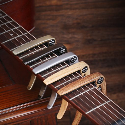 Capodastre de guitare en alliage d'aluminium avec clé accordeur