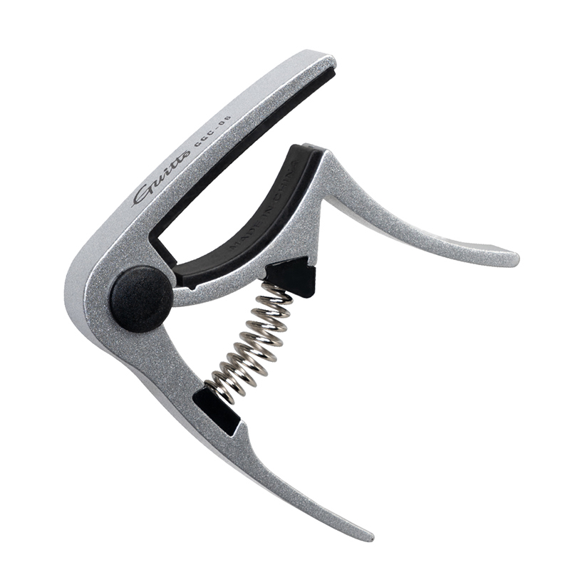 Capodastre en métal pour guitare électrique acoustique - gris