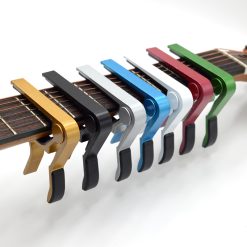 Capodastre pour guitare acoustique alliage d'alu - 7 couleurs disponibles!