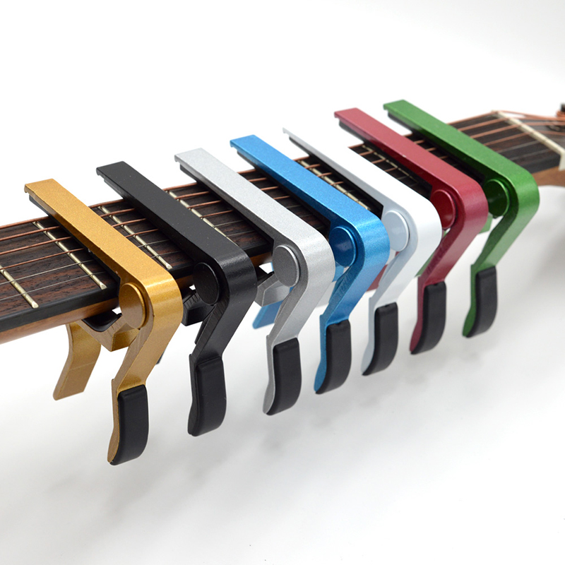 Capodastre pour guitare acoustique - 7 couleurs disponibles