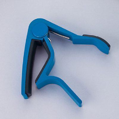 Capodastre pour guitare acoustique classique alliage d'alu - modèle bleu