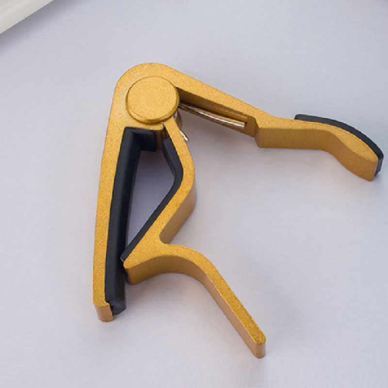 Capodastre pour guitare acoustique classique alliage d'alu - modèle jaune