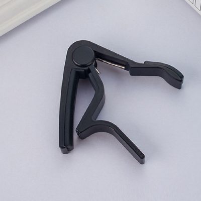 Capodastre pour guitare acoustique classique alliage d'alu - modèle noir