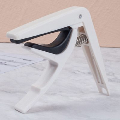 Capodastre pour guitare acoustique classique - modèle blanc