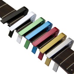 Capodastre pour guitare acoustique et électrique en aluminium - 7 couleurs au choix