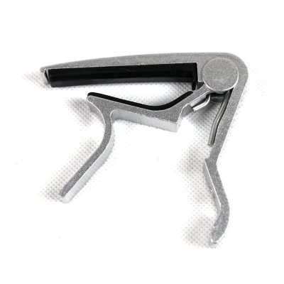 Capodastre pour guitare acoustique et électrique en aluminium - couleur gris