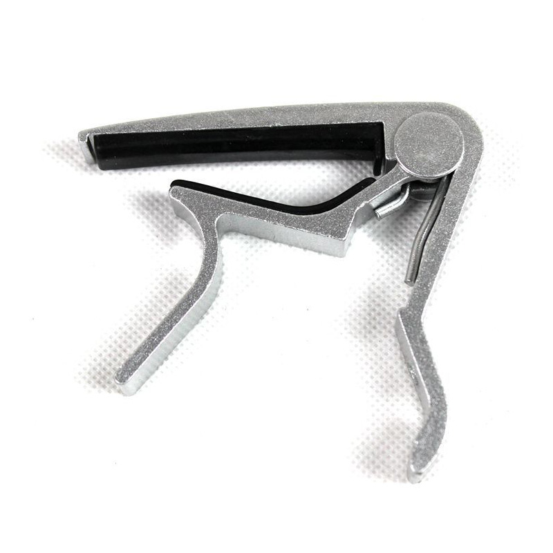 Capodastre pour guitare acoustique et électrique en aluminium - couleur gris