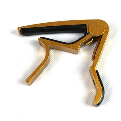 Capodastre pour guitare acoustique et électrique en aluminium - couleur jaune
