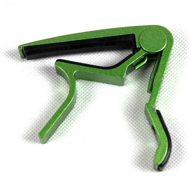 Capodastre pour guitare acoustique et électrique en aluminium - couleur rouge