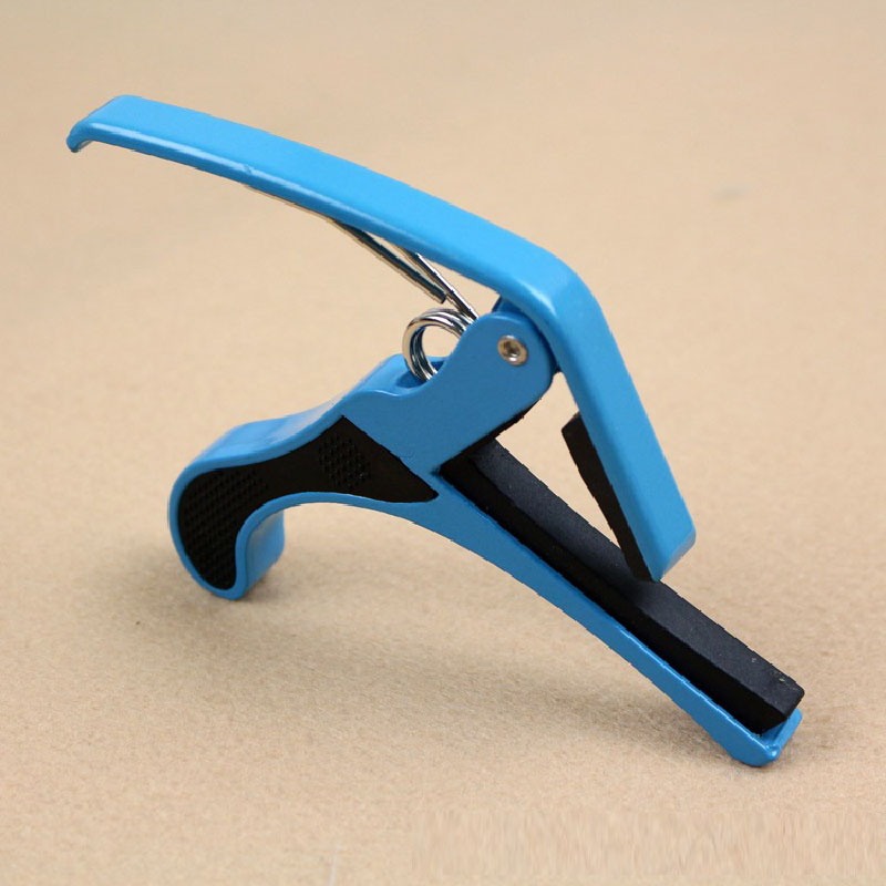 Capodastre pour guitare universel - couleur bleu