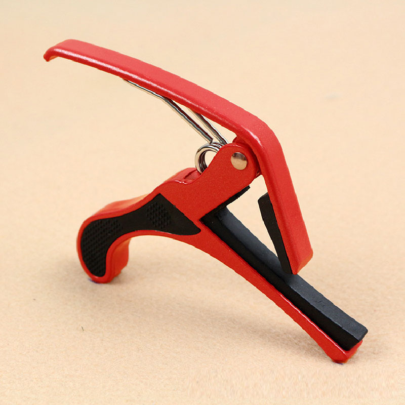 Capodastre pour guitare universel - couleur rouge