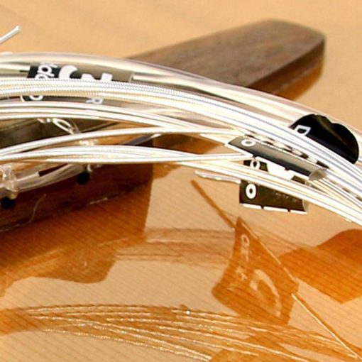 Cordes acoustiques classiques en fil de cuivre plaqué argent