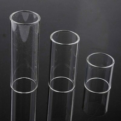 Détails bottleneck Guitare en verre transparent lot de 3 pièces