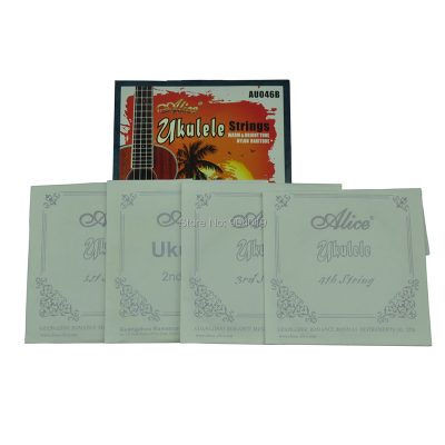 Détails lot de 10 cordes de Ukulele en Nylon modifié plaqué argent