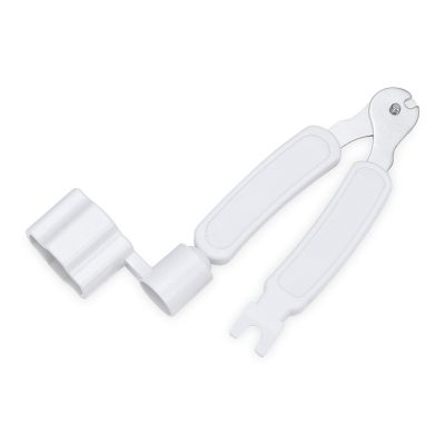 Extracteur de cordes de guitare multifonction 3 en 1 - couleur blanc