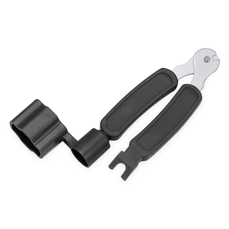 Extracteur de cordes de guitare multifonction 3 en 1 - couleur noir