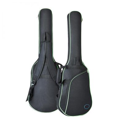 Housse de guitare en tissu Oxford - bord coloré - modèle couleur vert