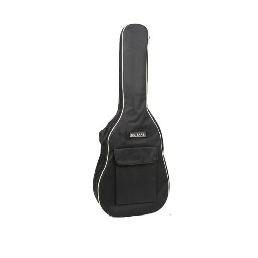 Housse guitare avec bretelles sac à dos en tissu Oxford imperméable - couleur noir
