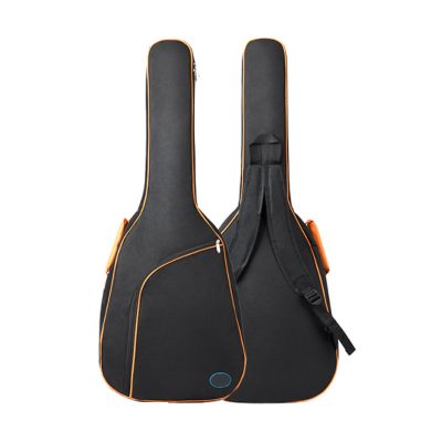 Housse guitare étanche bretelles sac à dos Tissu Oxford bords orange