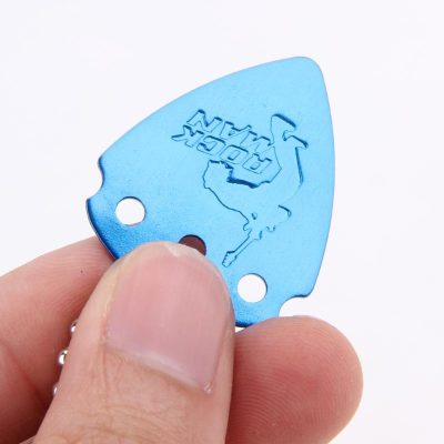 Lot de 10 médiators en alliage d'aluminium métal pour basses électriques