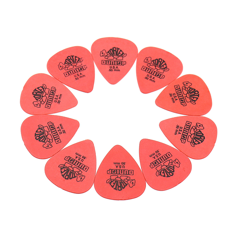 Lot de 10 médiators pour guitare électrique - épaisseur 0.50mm