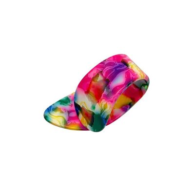 Médiator Pouce pour Guitares acoustique, électrique ou basses - épaisseur 1.2mm - fleur