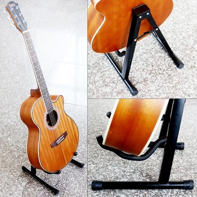 Porte guitare trépied pilant pour guitare